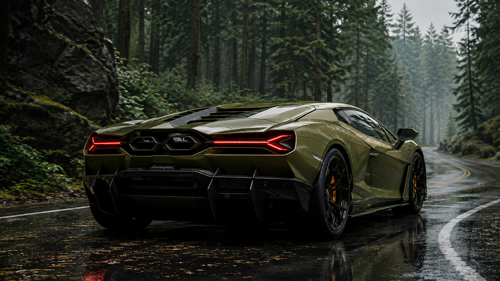 Lamborghini Revuelto Back Side
