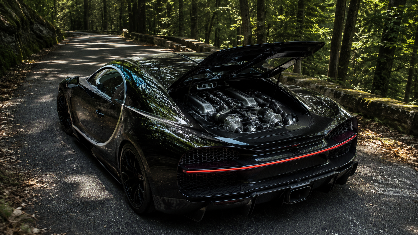 Bugatti Chiron Engine