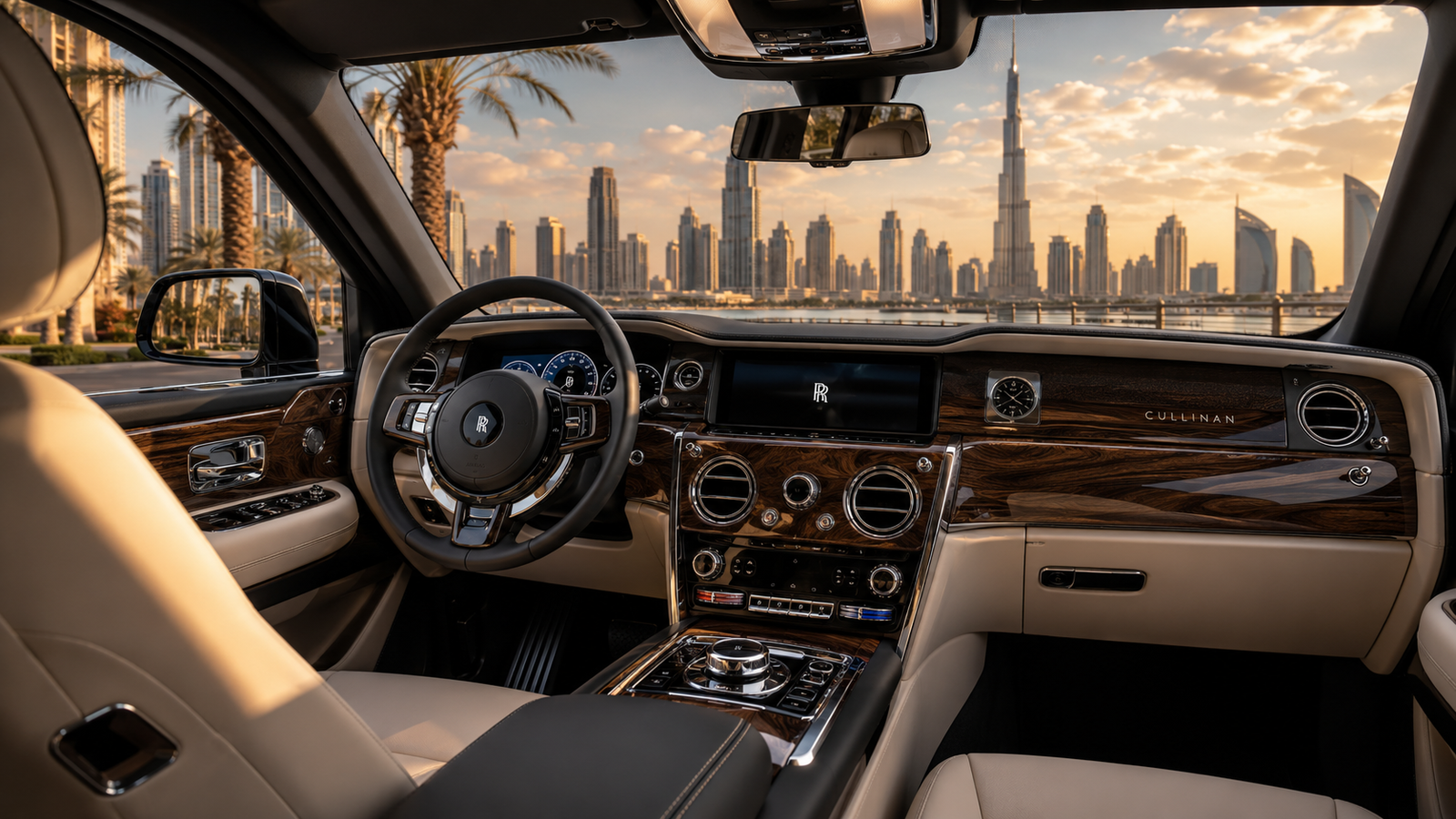 Rolls-Royce Cullinan interior review with leather seats and Starlight Headliner.