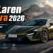 McLaren Artura Review orange hybrid supercar front view